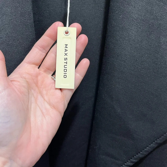 Max Studio Black Blazer Jacket Size 1X New With Tags - Picture 9 of 12